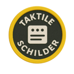 Türschilder und Raumschilder mit taktiler Profilschrift und Braille zur barrierefreien Beschilderung